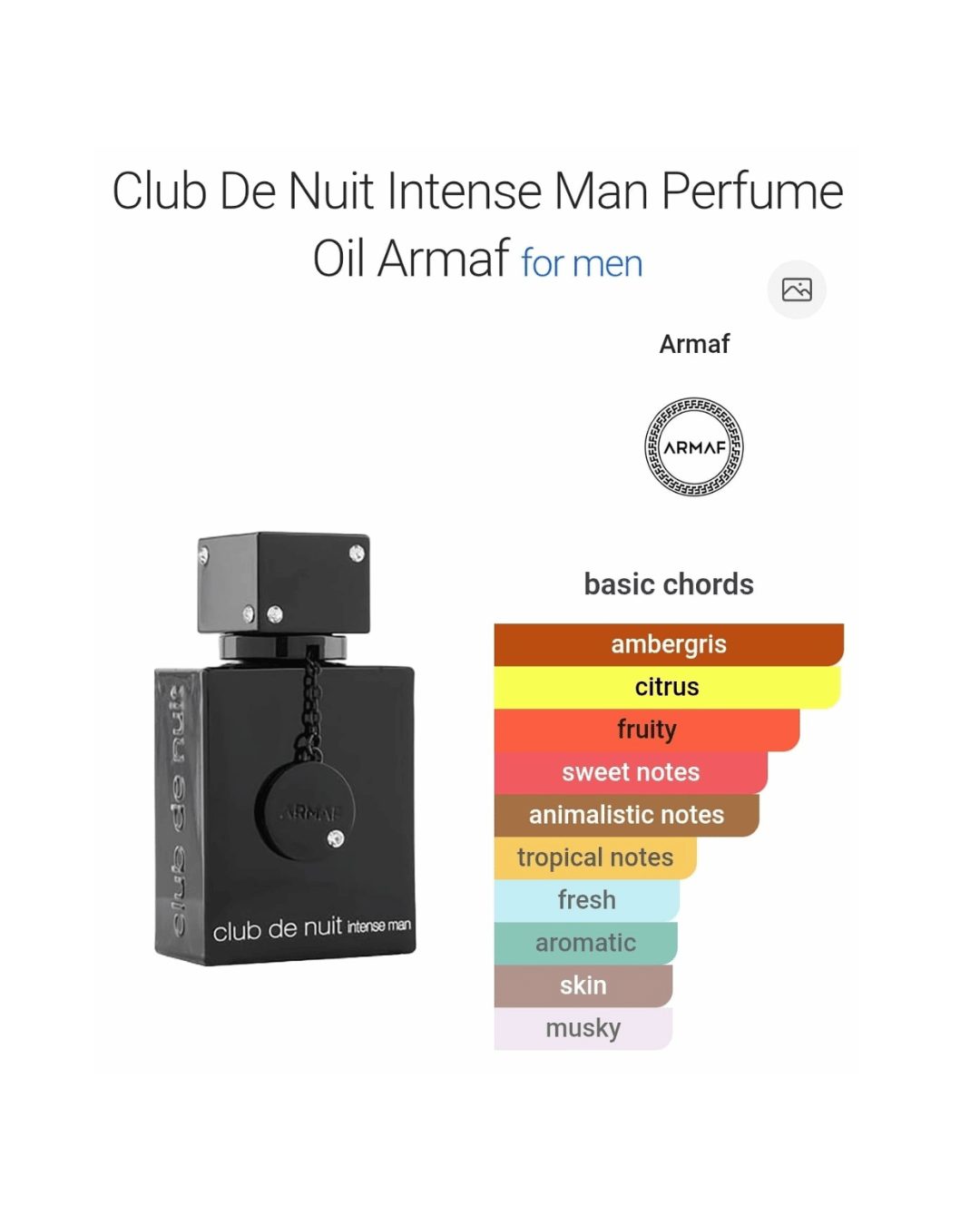 ARMAF CLUB DE NUIT Intense Man