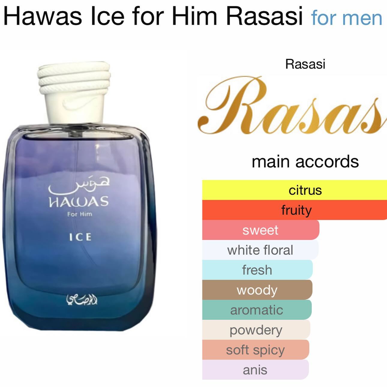 RASASI HAWAS ICE UNISEX