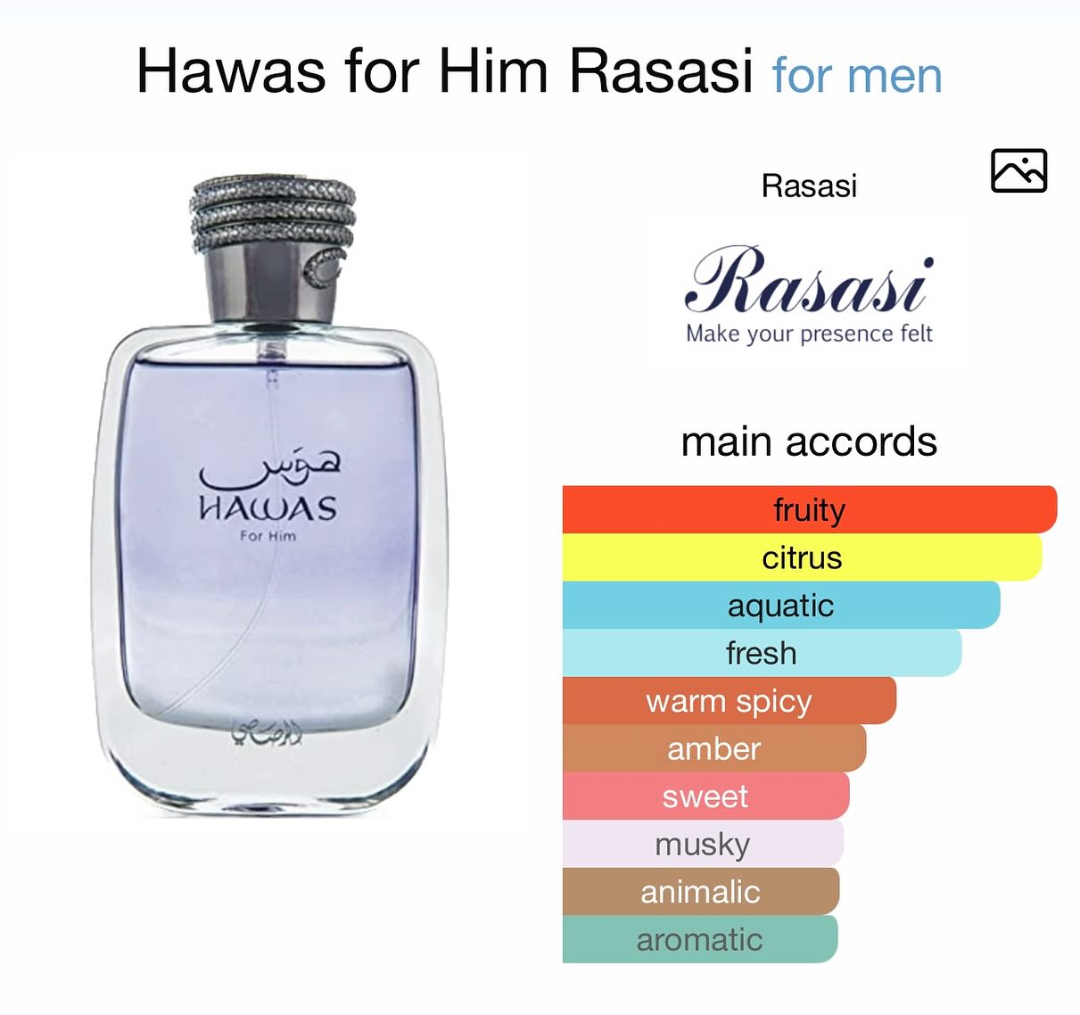 RASASI HAWAS FOR HIM