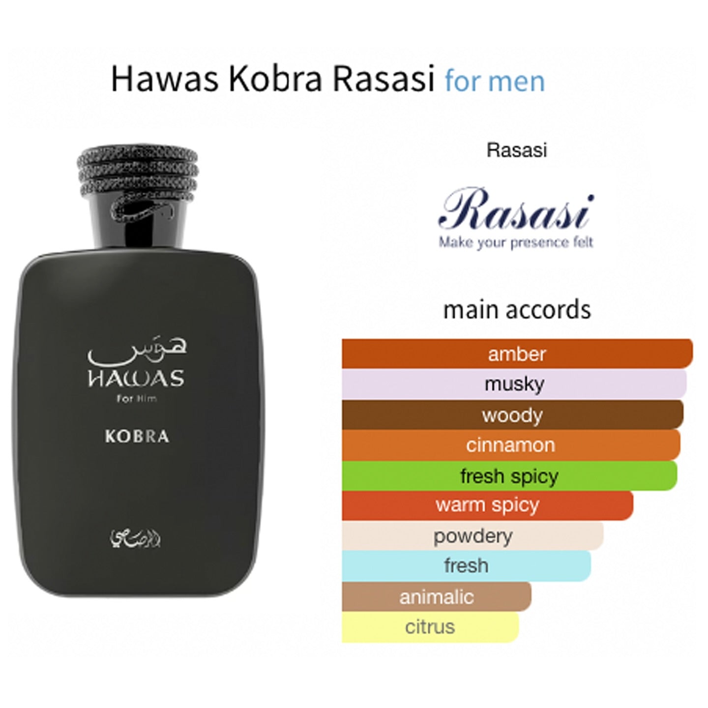 RASASI HAWAS KOBRA for him