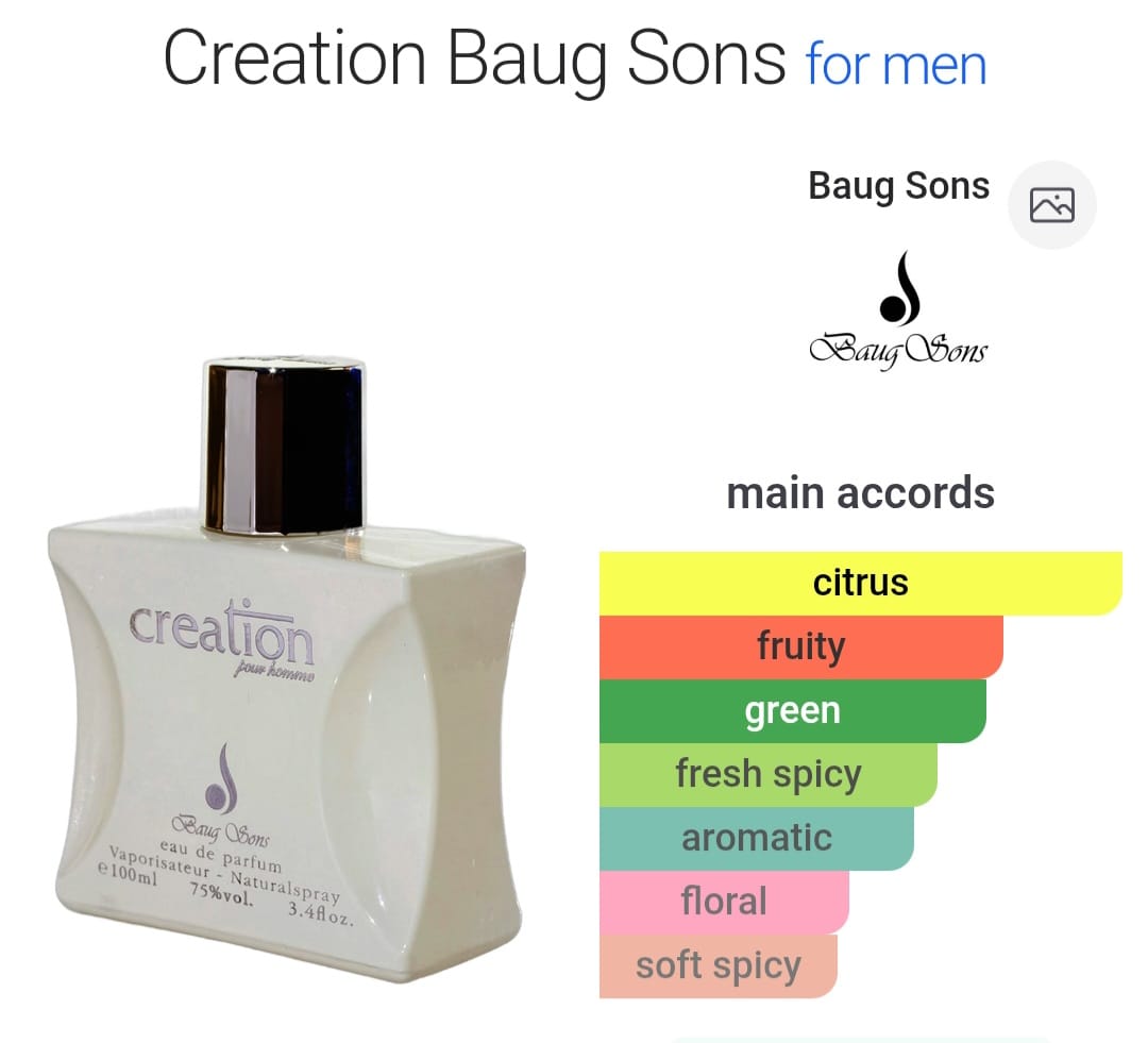 CREATION  pour homme